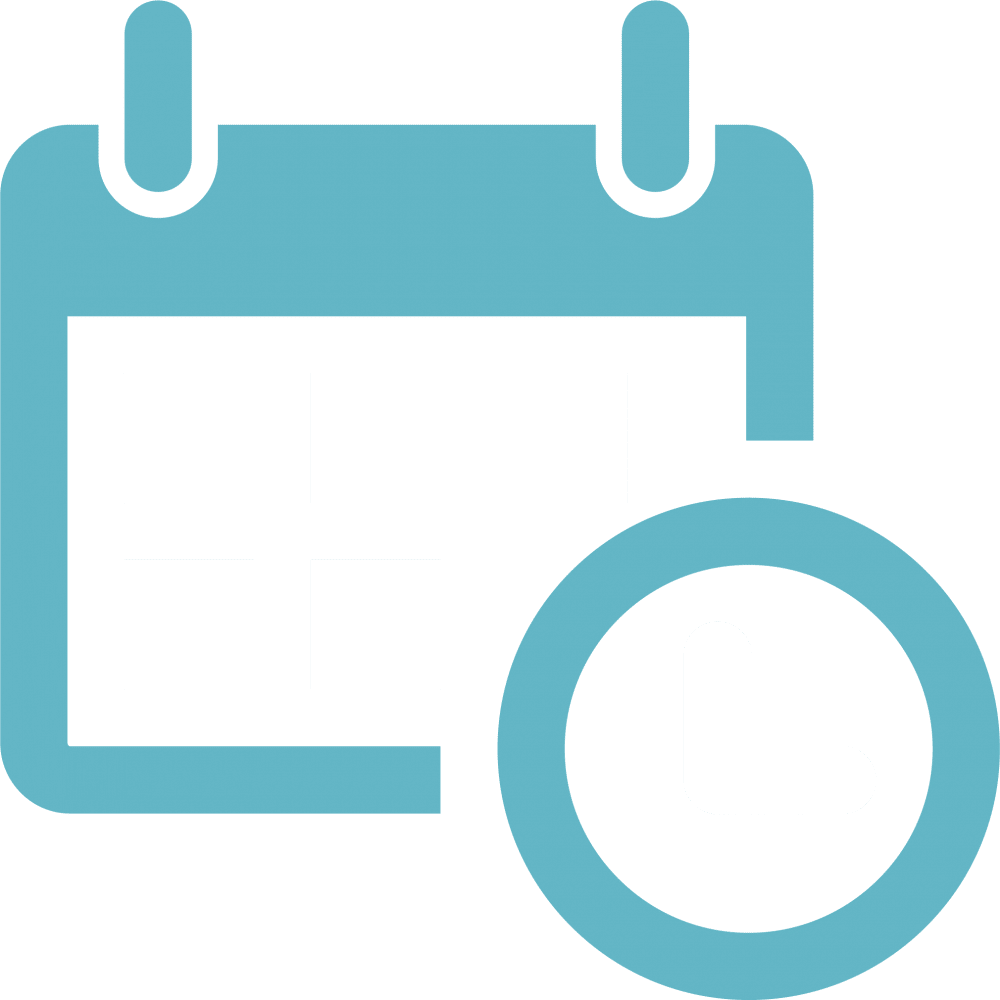 Icon of calendar and clock Icon of Calendar and Clock