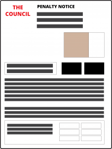 Graphic showing a Littering from Vehicles Penalty Notice Graphic showing a Littering from Vehicles Penalty Notice